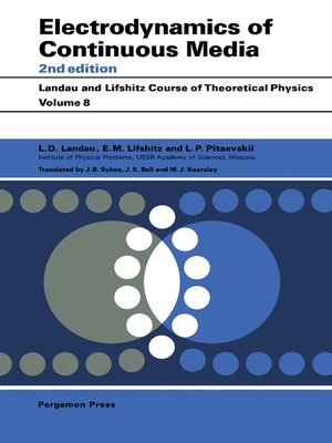 cover image of Electrodynamics of Continuous Media